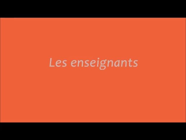 Les enseignants Corps Vivant Corps Conscient