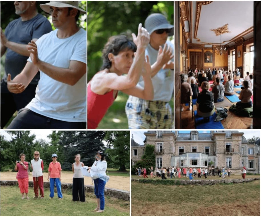 21ème grand stage d'été Chateau de Ligoure École Corps Vivant Corps Conscient 3 Grand stage d'été de Tai Chi Chuan & Qi Gong au chateau de Ligoure